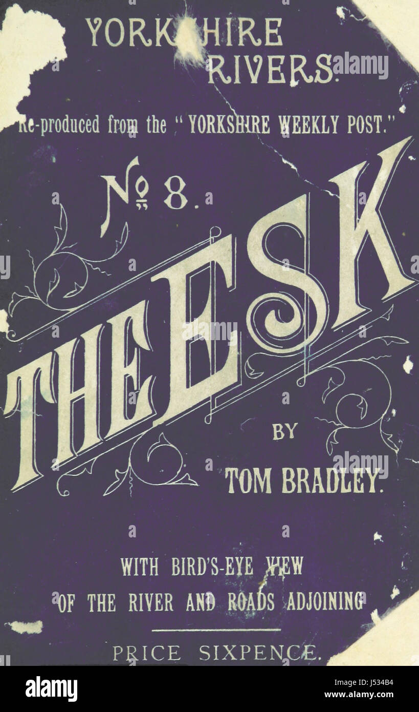 Yorkshire Rivers. Reproduced from “The Yorkshire Weekly Post.” Stock