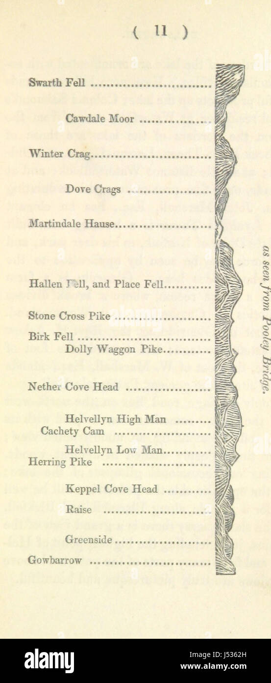 [A concise description of the English Lakes ... with remarks on the mineralogy and geology of the district.] Stock Photo