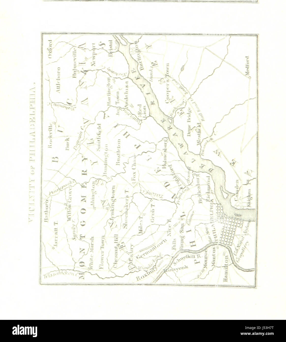 Image taken from page 34 of 'The Columbian Traveller, and Statistical Register. Principally relating to the United States' Stock Photo