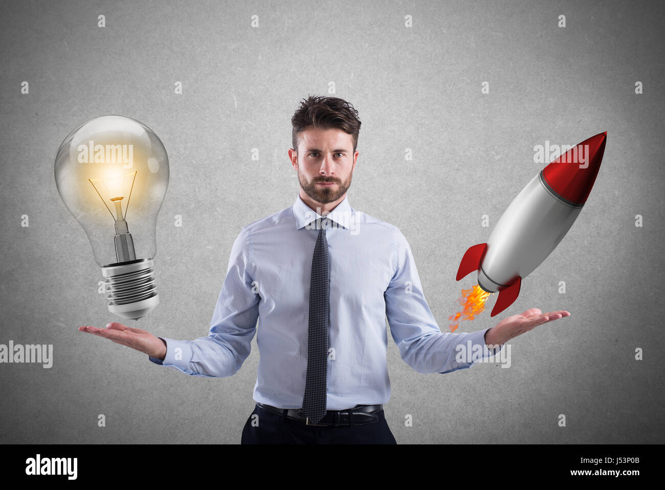 Business idea and start-up Stock Photo