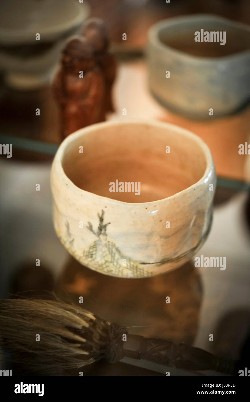 Japanese tea ceremony cup Stock Photo Alamy