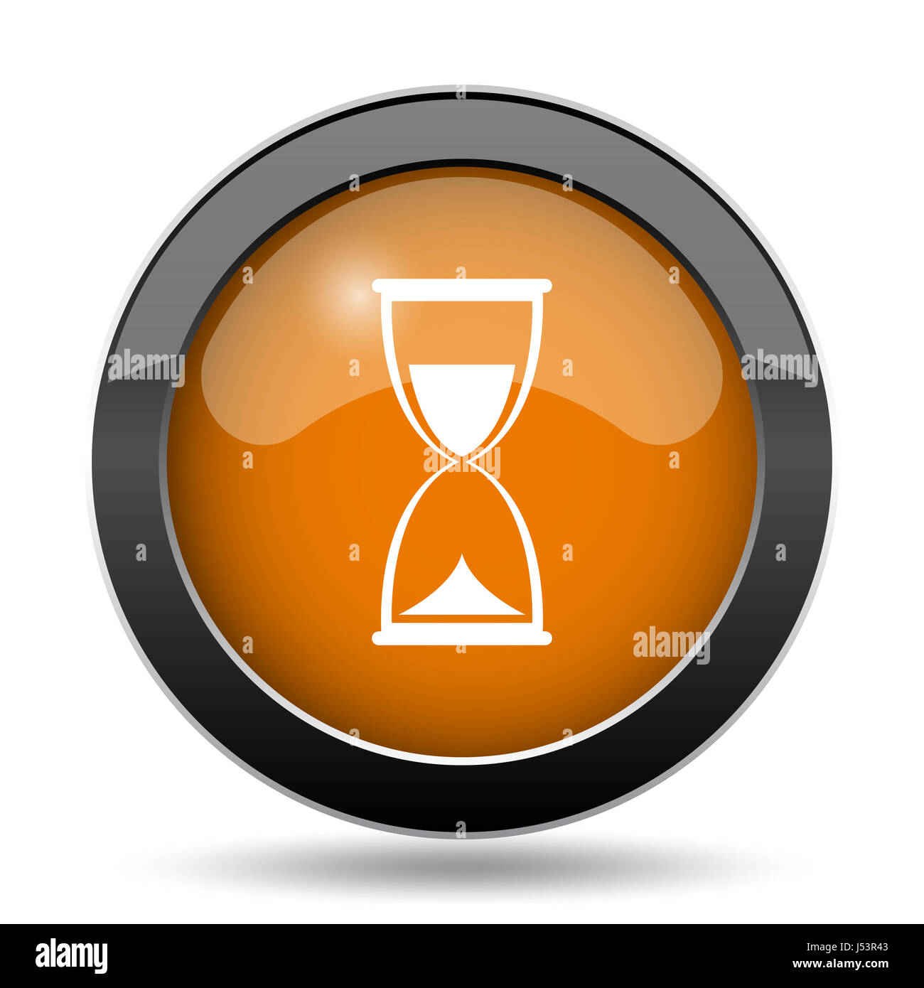 Computer Hourglass Icon Angry