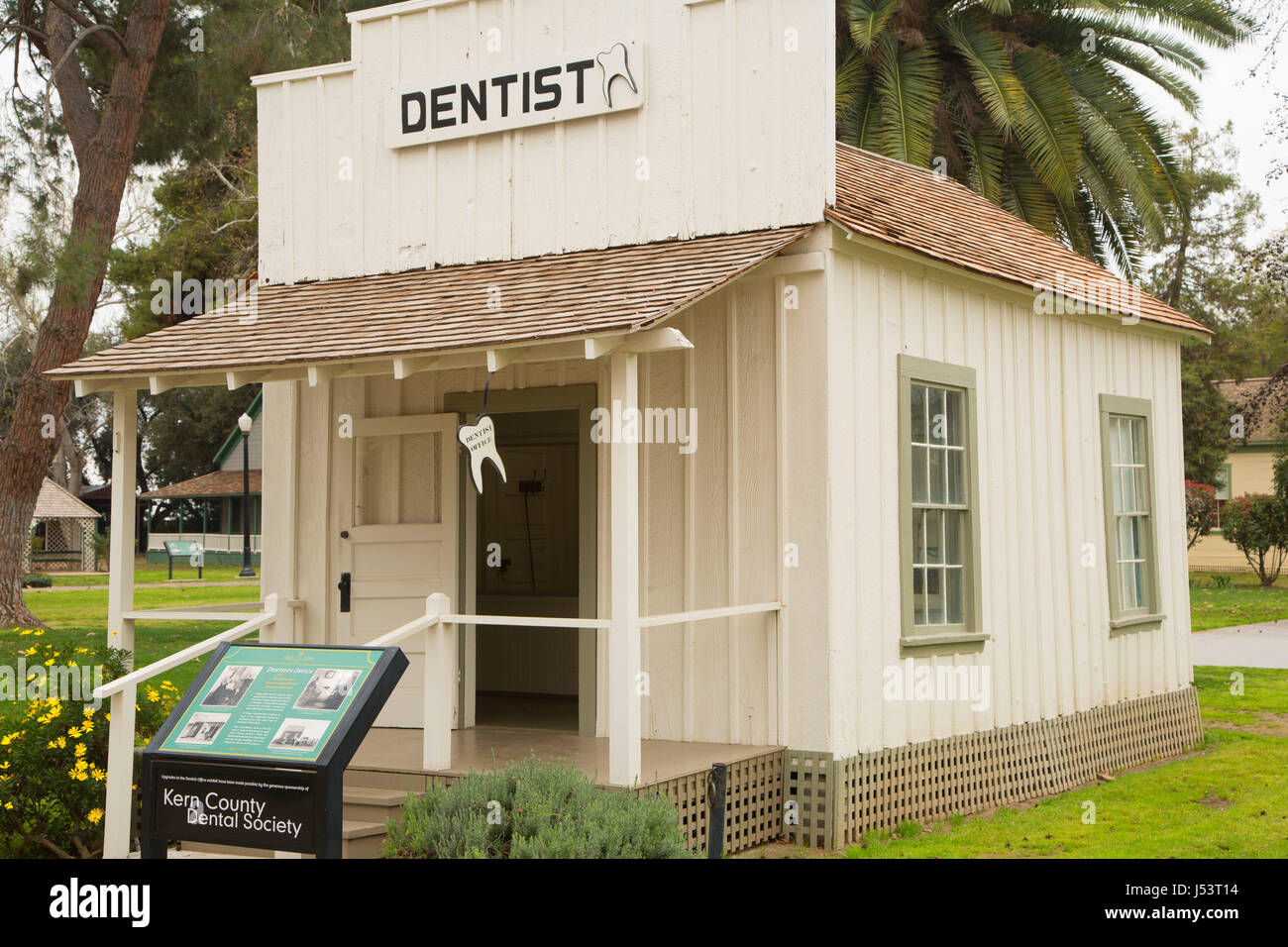 Dentist Office, Kern Pioneer Village, Bakersfield, California Stock