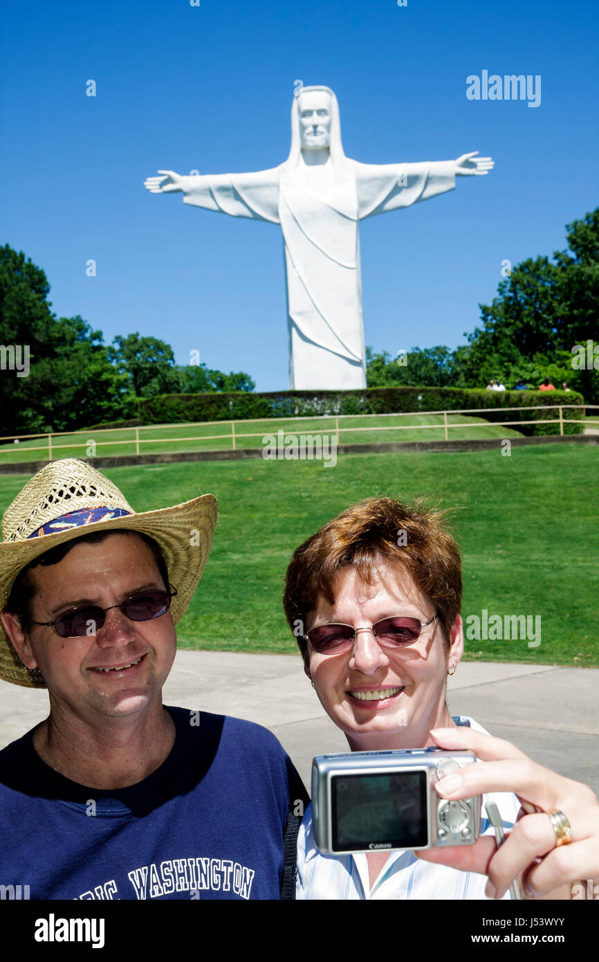 Eureka Springs Arkansas,Ozark Mountains,Christ of the Ozarks,statue
