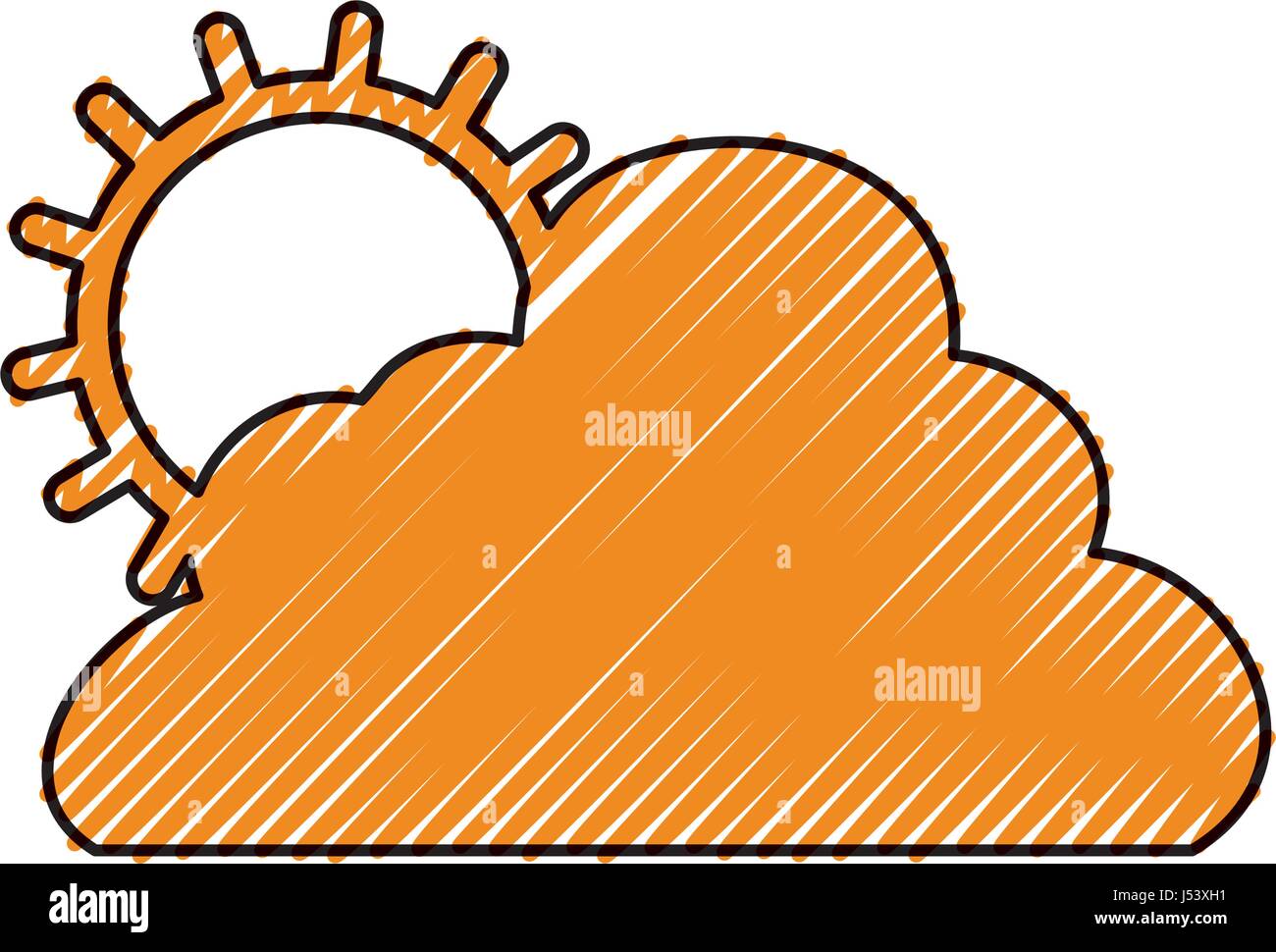 sun cloud weather Stock Vector Image & Art - Alamy