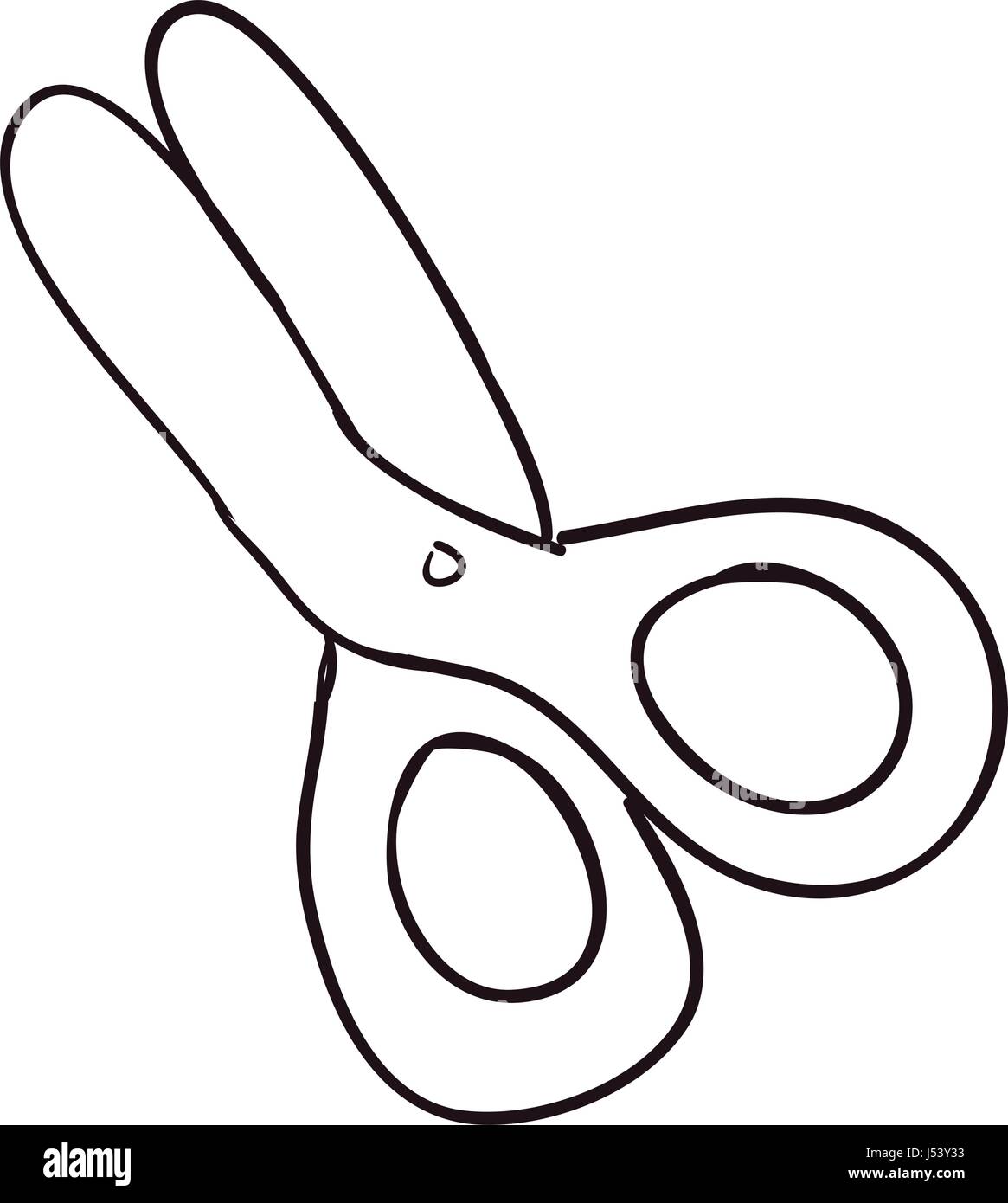 scissors doodle cartoon Stock Vector Image & Art - Alamy