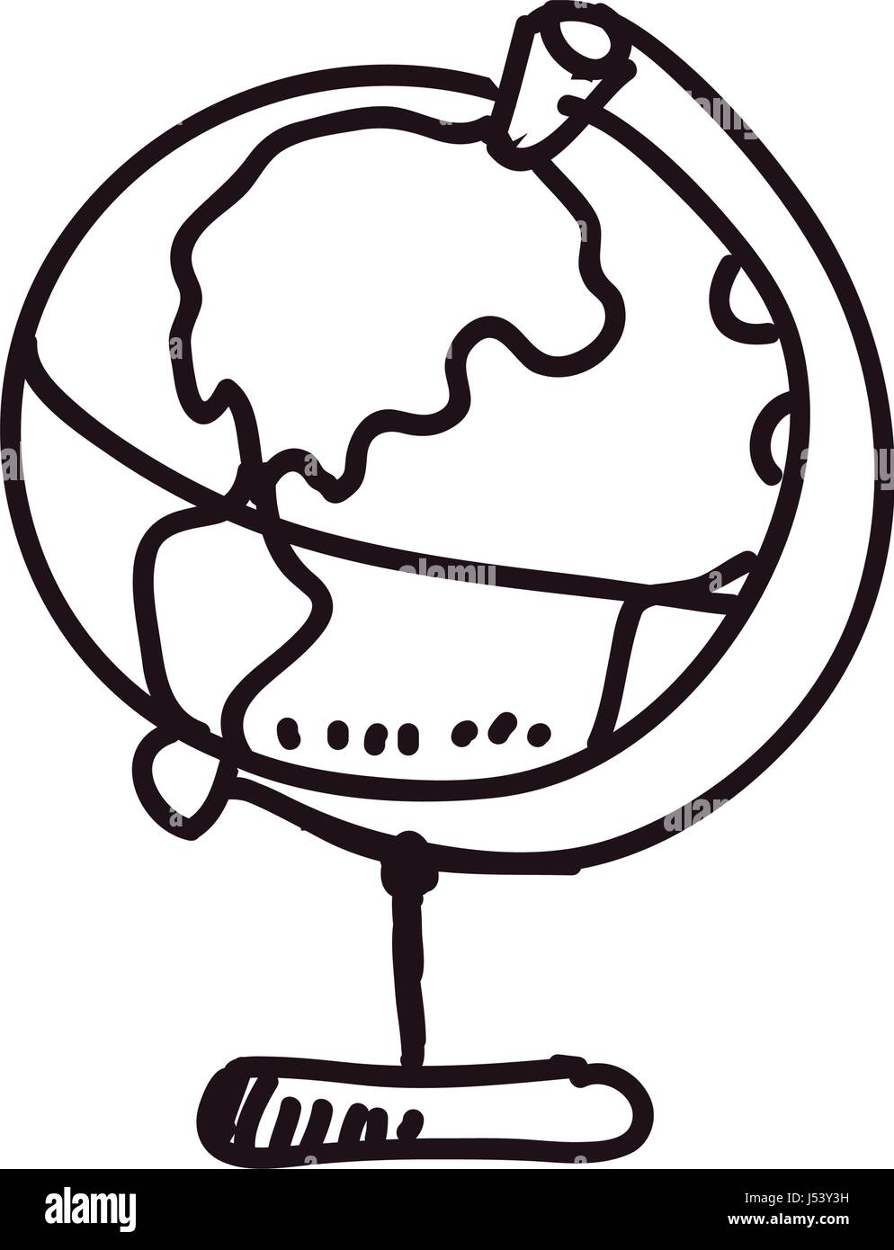 earth globe vintage Stock Vector Image & Art - Alamy
