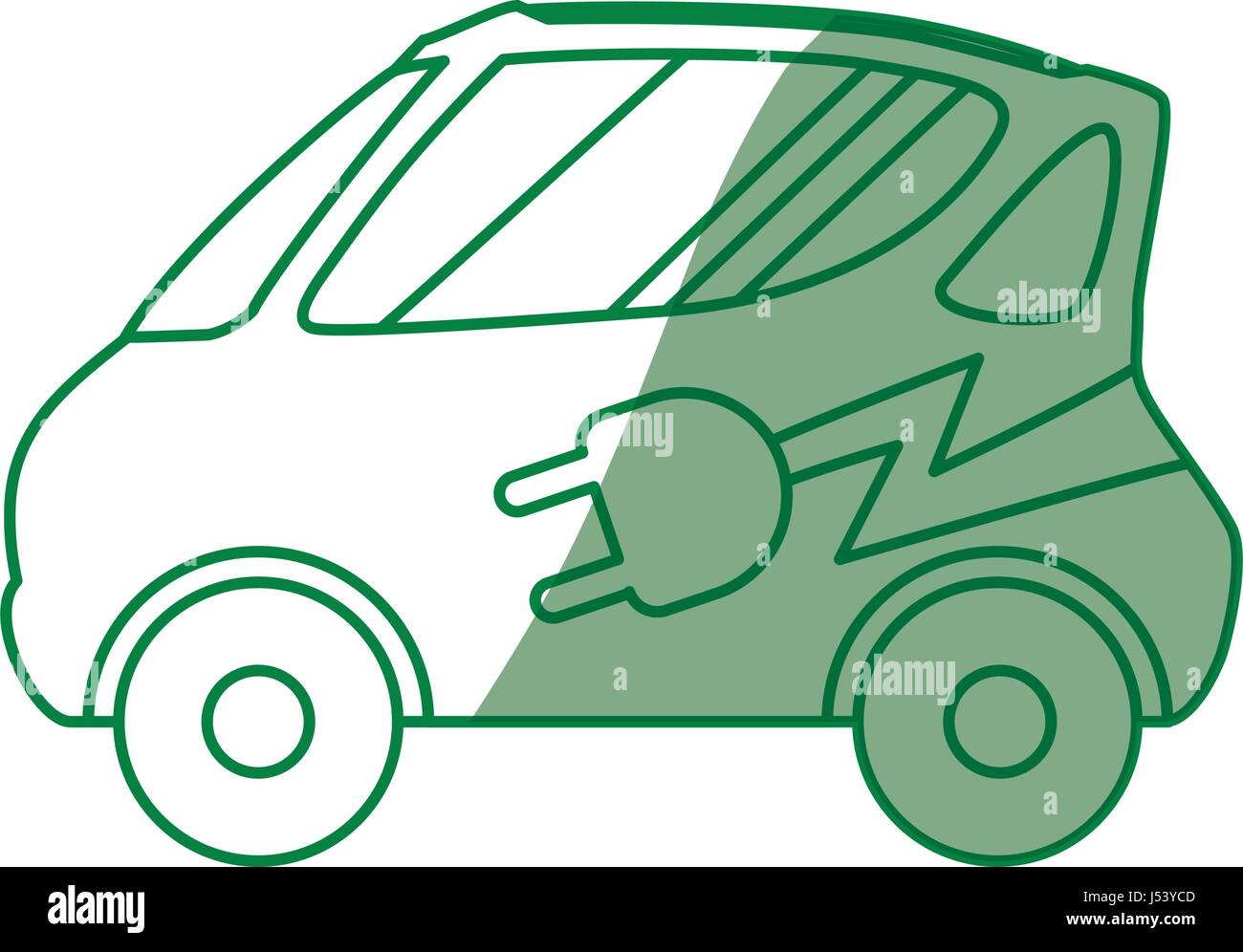 electric vehicule car Stock Vector Image & Art - Alamy