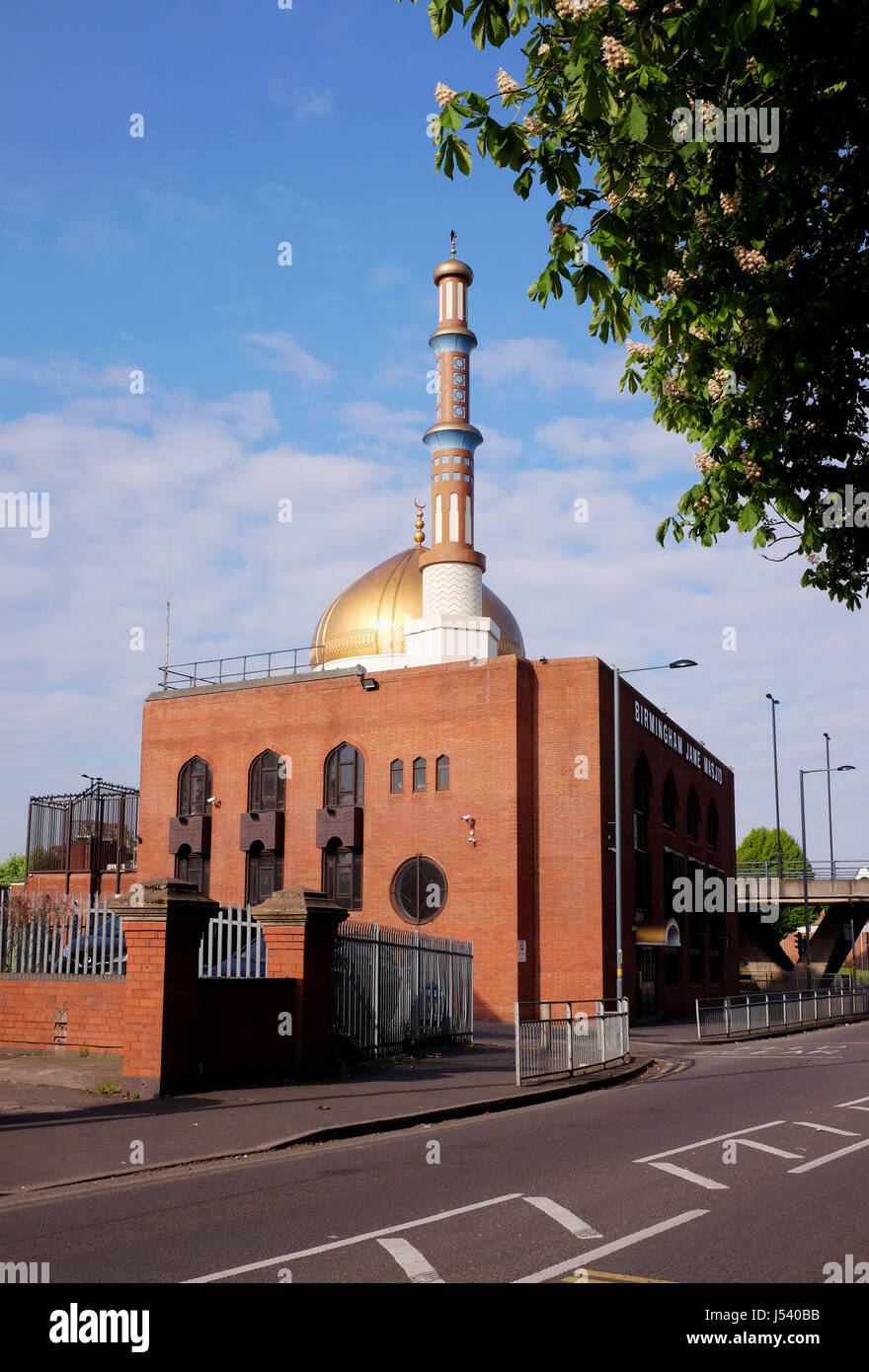 The Birmingham Jame Masjid mosque in the Aston area of the city