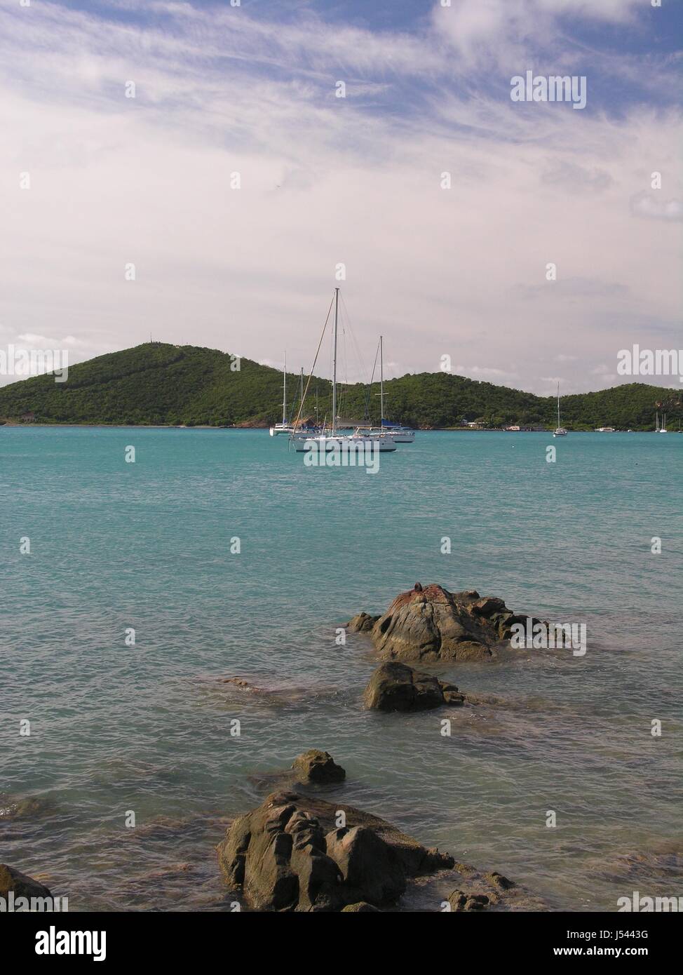 stone sail lie lying lies rock yacht sailing boat sailboat reef anchor ...