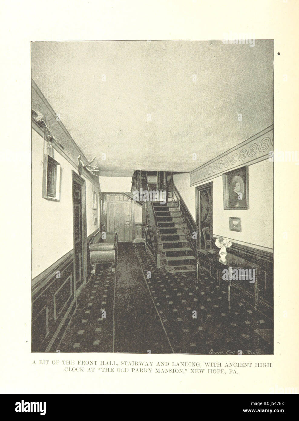 The York Road [Pennsylvania] old and new. Illustrated Stock Photo Alamy