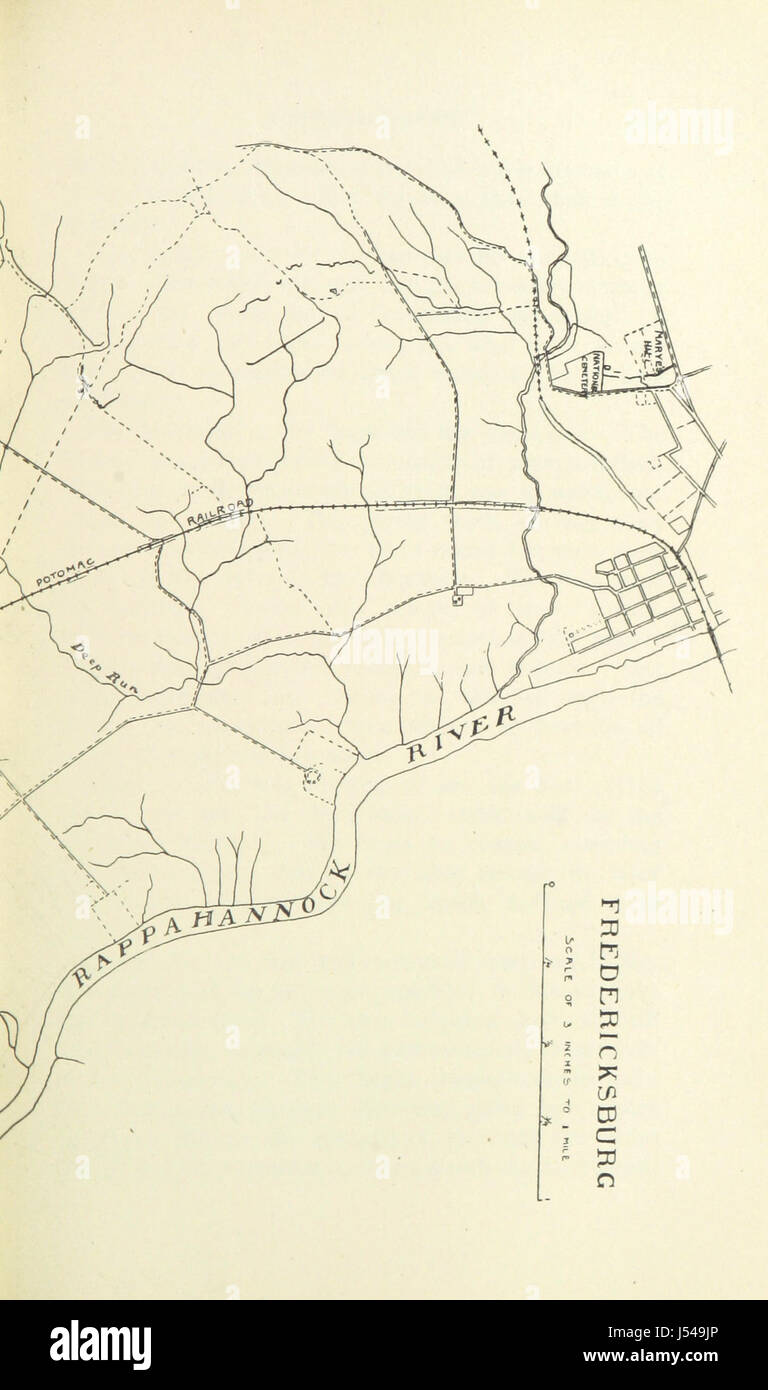 Image taken from page 401 of 'Four years with the Army of the Potomac ... Translated by G. K. Dauchy ... With portrait and maps' Stock Photo