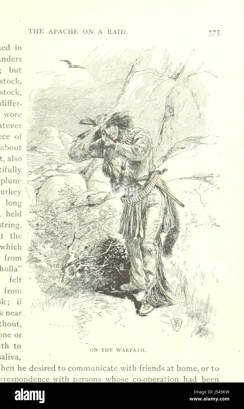 Image taken from page 401 of 'The Indian Wars of the United States from the first settlement at Jamestown in 1607 to the close of the great uprising of 1890-91 ... Illustrated' Stock Photo