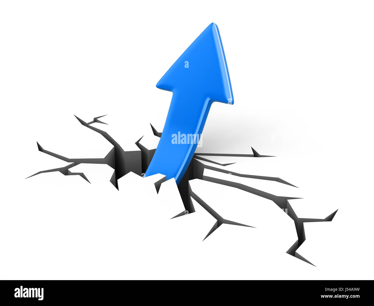 Arrow up. Image with clipping path Stock Photo - Alamy