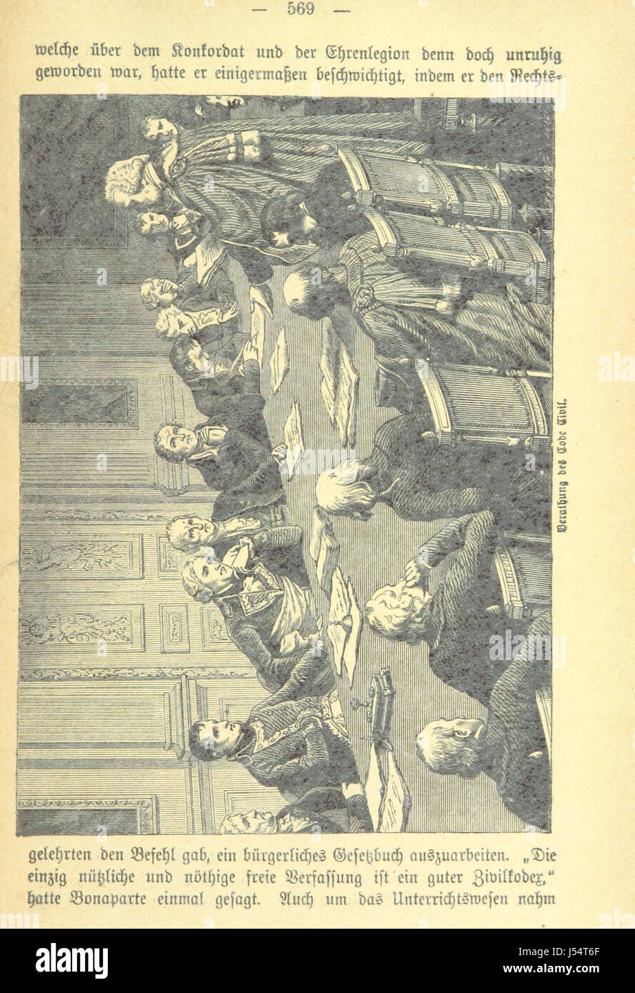 This German-language title refers to a depiction of the French ...