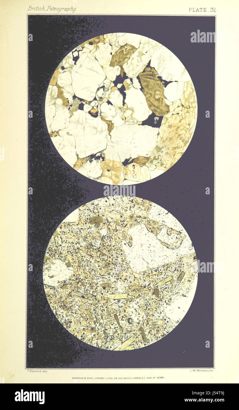 This work on British petrography focuses on the study of igneous rocks ...