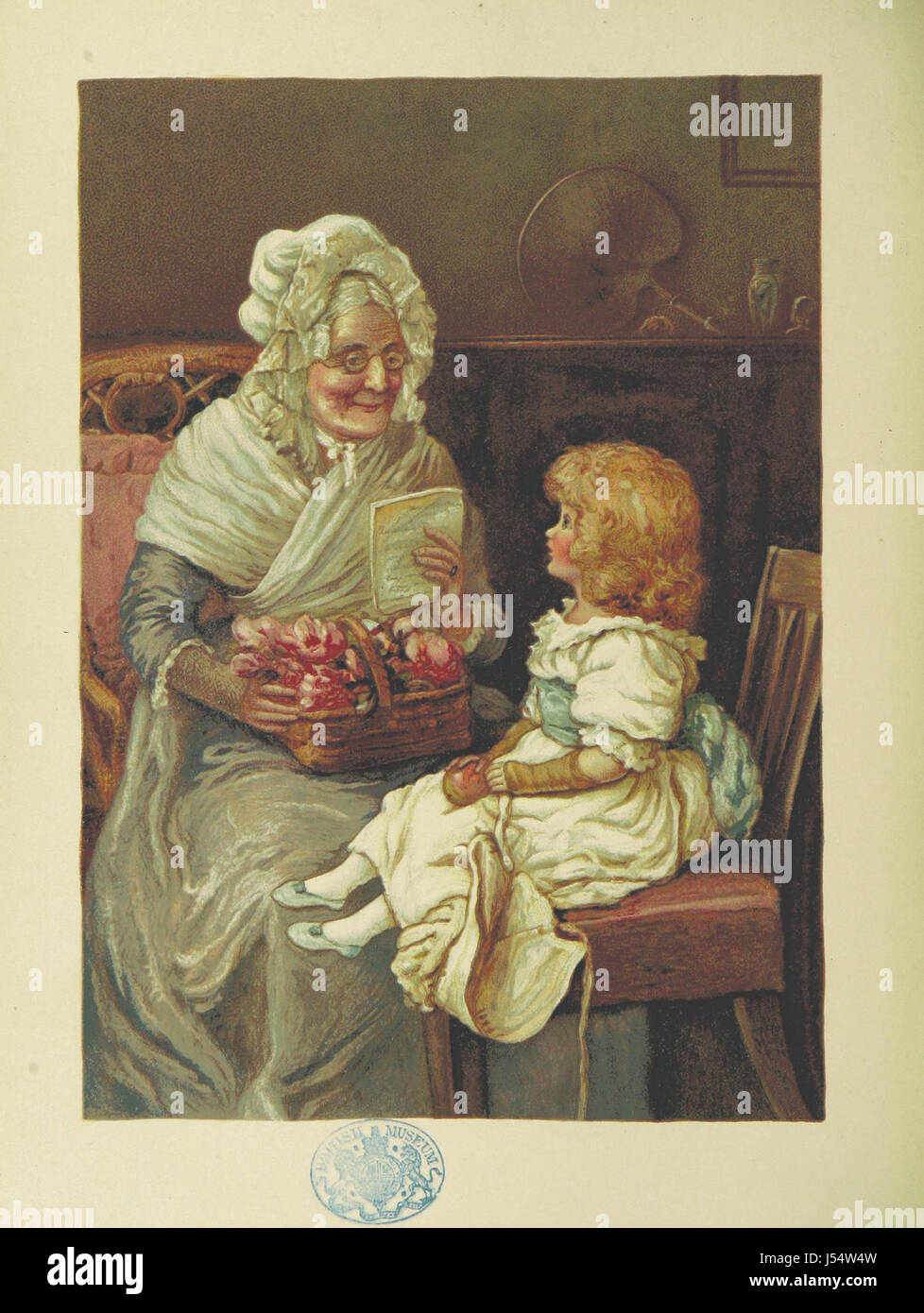 Cherry Cheeks and Roses. [In verse.] Stock Photo Alamy