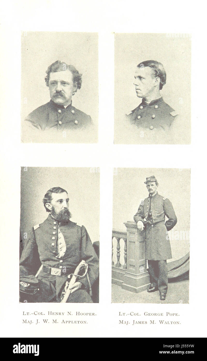 History of the Fifty-fourth Regiment of Massachusetts Volunteer Infantry, 1863-1865 Stock Photo