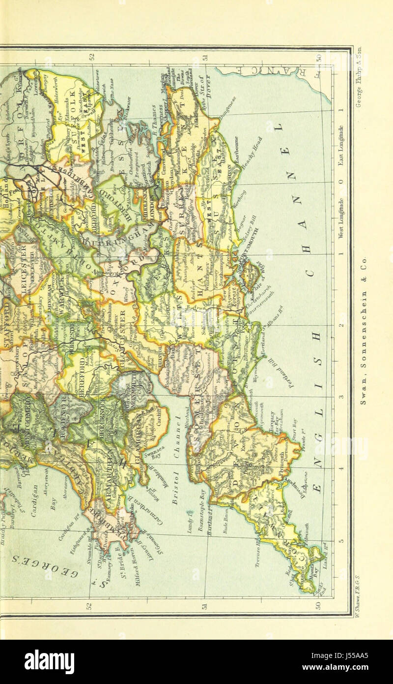 Home Geography of England and Wales  With  maps, etc Stock Photo 