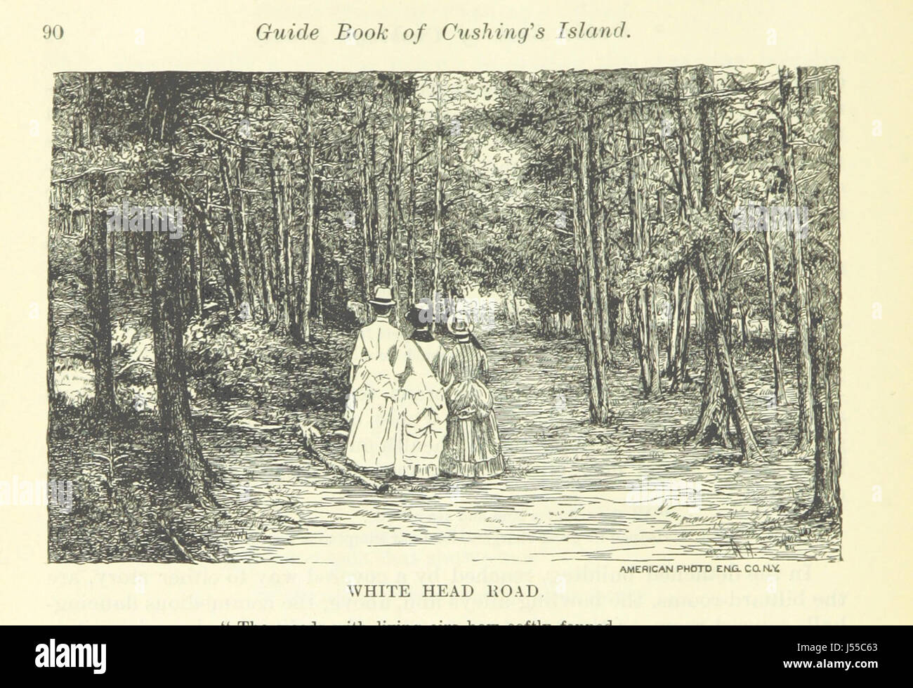 An historical sketch, guide book, and prospectus of Cushing's Island, ... Maine Stock Photo