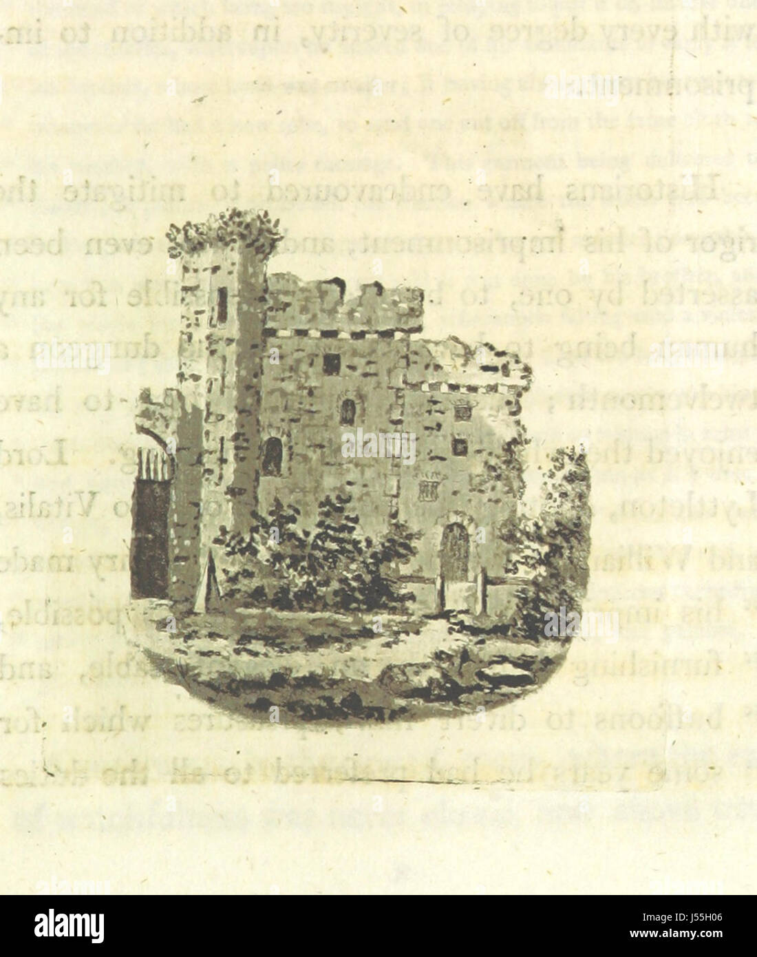Image taken from page 151 of 'An historic and picturesque guide from Clifton through the Counties of Monmouth, Glamorgan and Brecknock, etc' Stock Photo