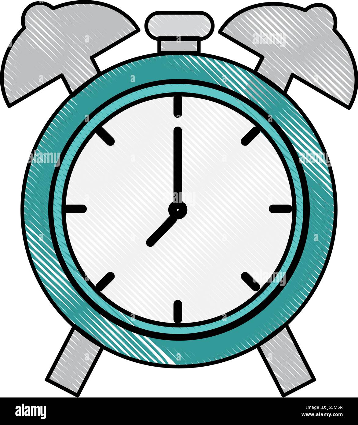 Alarm clock isolated Stock Vector Image & Art - Alamy