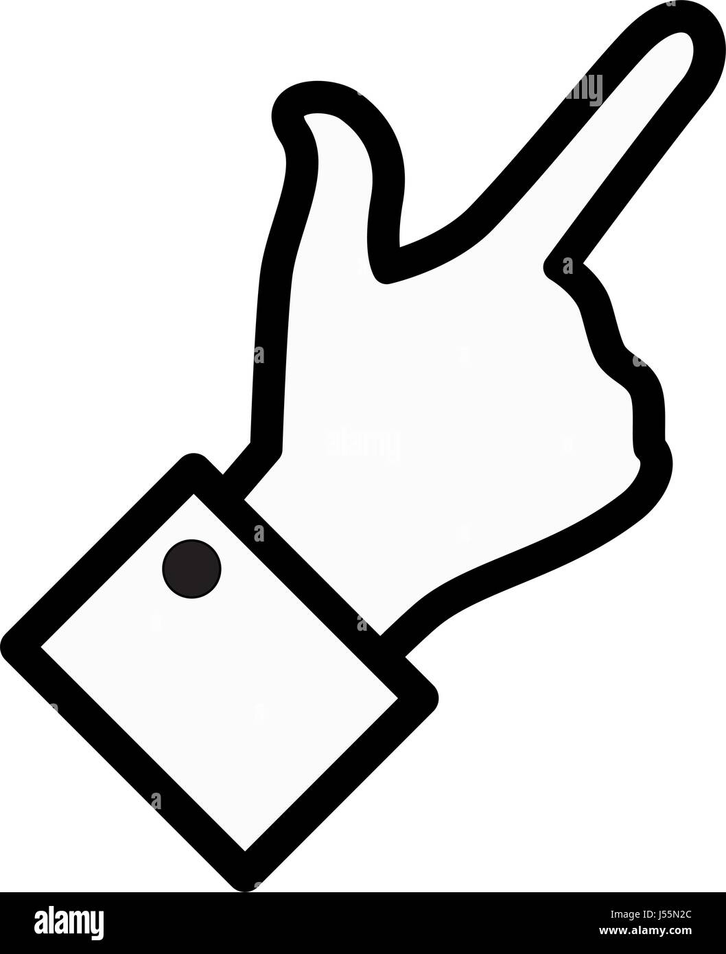 human hand icon Stock Vector Image & Art - Alamy