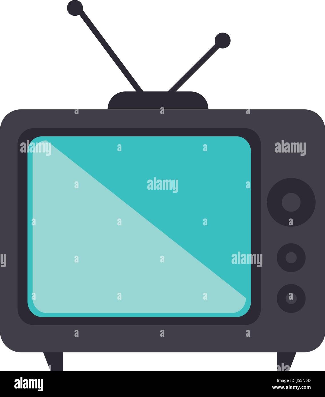 old tv retro icon Stock Vector Image & Art - Alamy