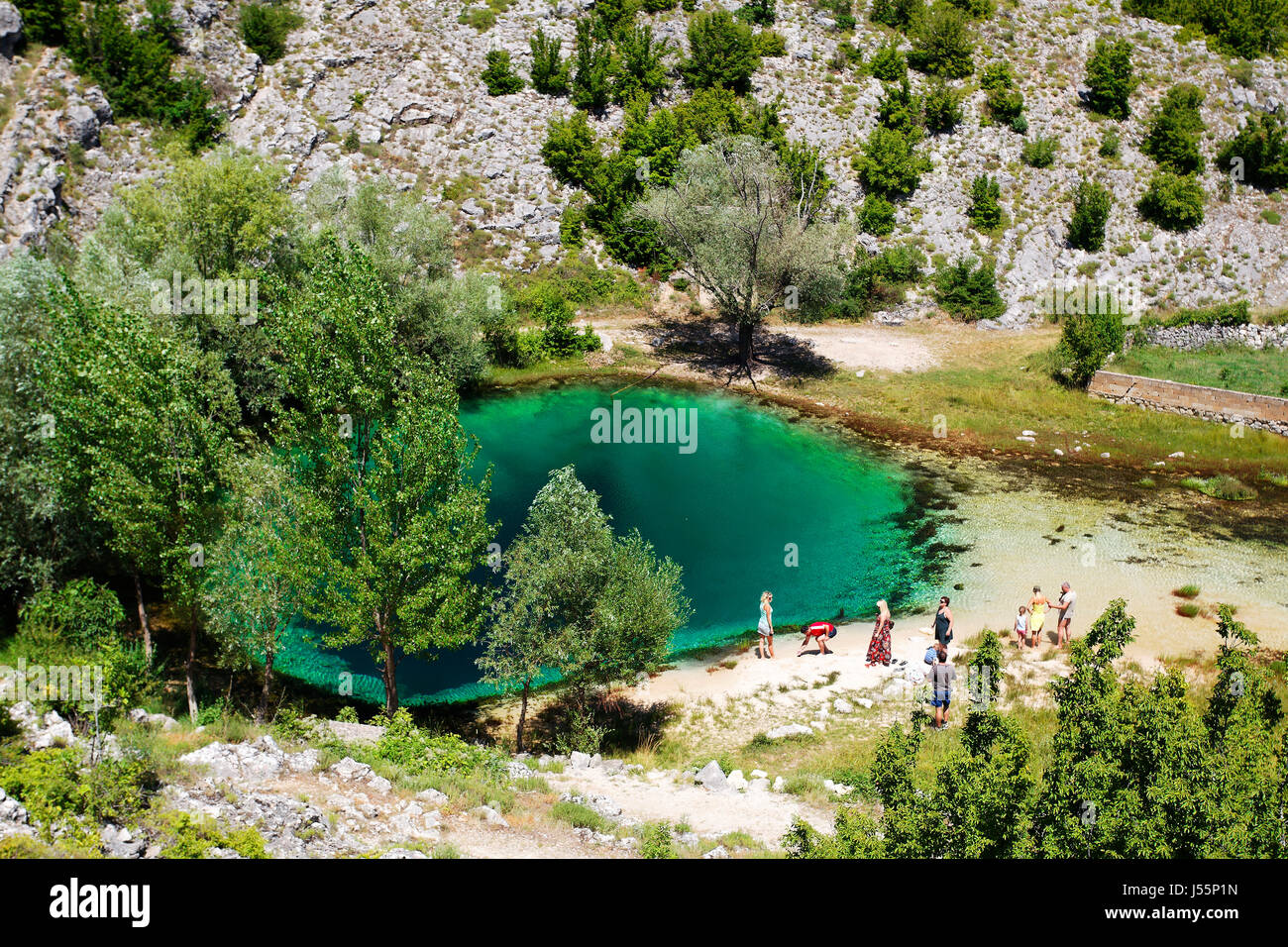 Source of the Cetina River, Croatia Stock Photo Alamy