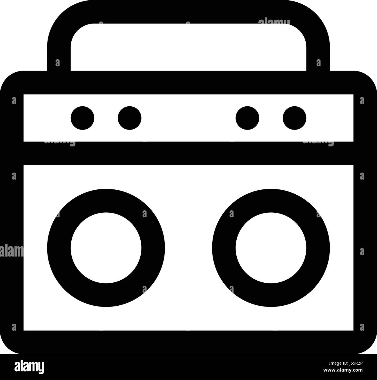 Boombox Black and White Stock Photos & Images - Alamy