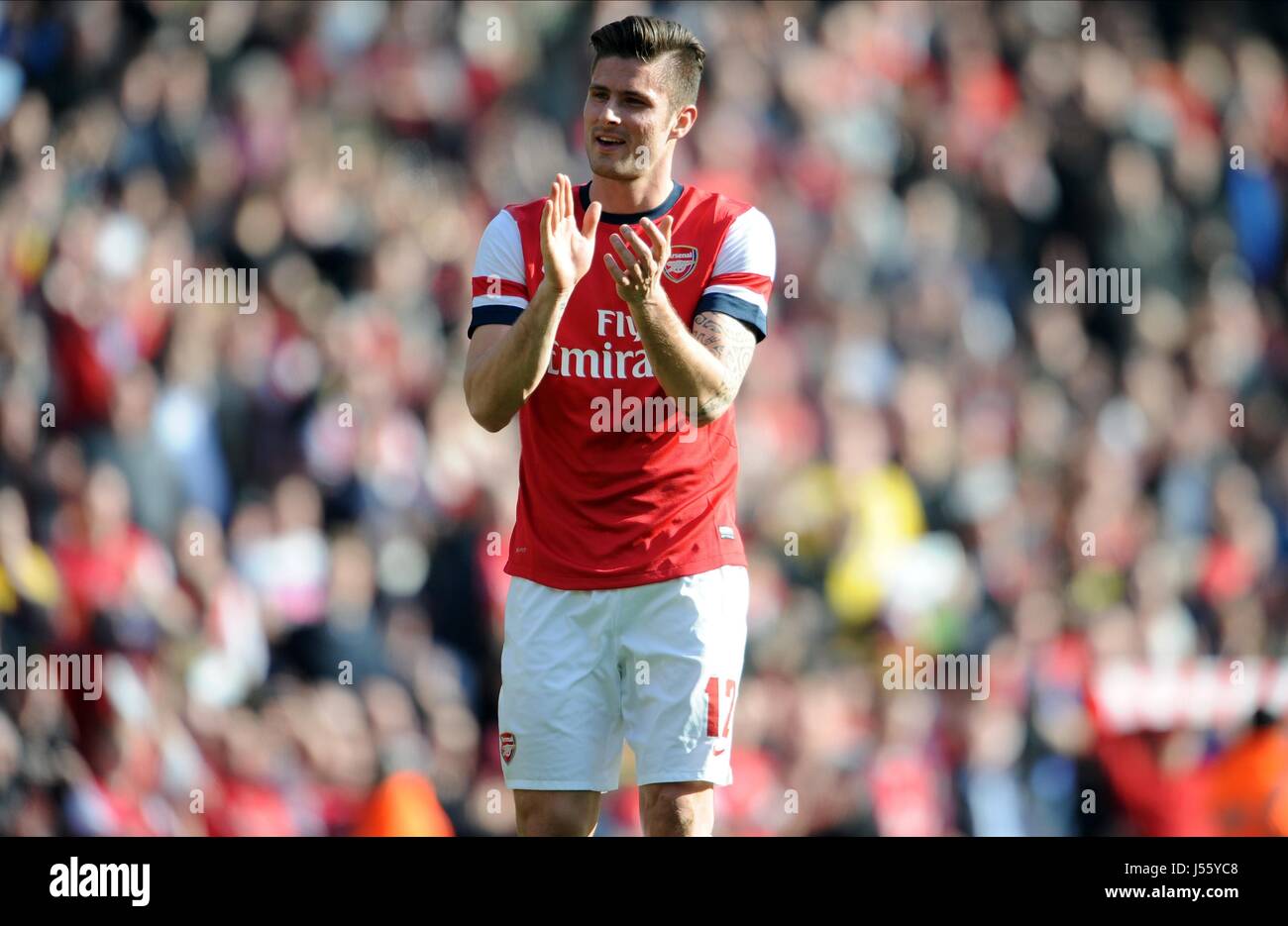 OLIVIER GIROUD ARSENAL FC ARSENAL FC EMIRATES STADIUM LONDON ENGLAND 08