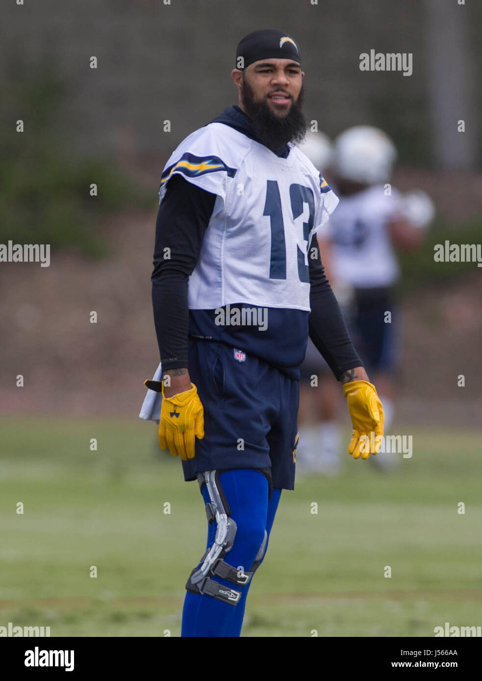 San Diego, USA. 16th May, 2017. The Los Angeles Chargers were back in San Diego Tuesday for a practice session at their Murphy Canyon complex. Credit: John Gibbins/San Diego Union-Tribune/ZUMA Wire/Alamy Live News Stock Photo