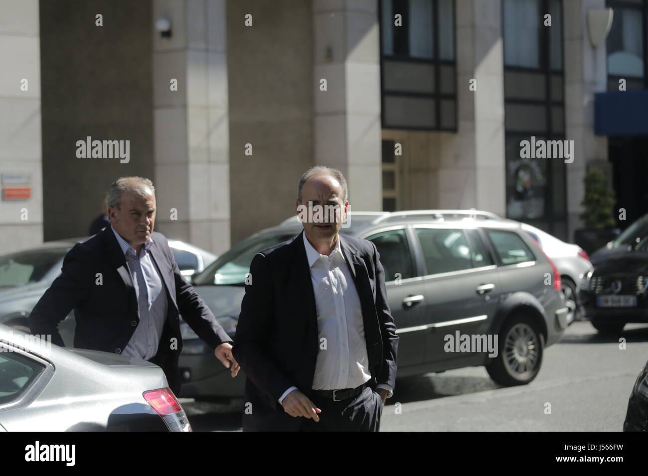 Arrival of the leaders of the party The Republicans at their headquarters  -  16/05/2017  -  France / Paris  -  The Republicans meet at their headquarters in the 15th arrondissement of Paris following the appointment of Edouard Philippe as Prime Minister Credit: LE PICTORIUM/Alamy Live News Stock Photo