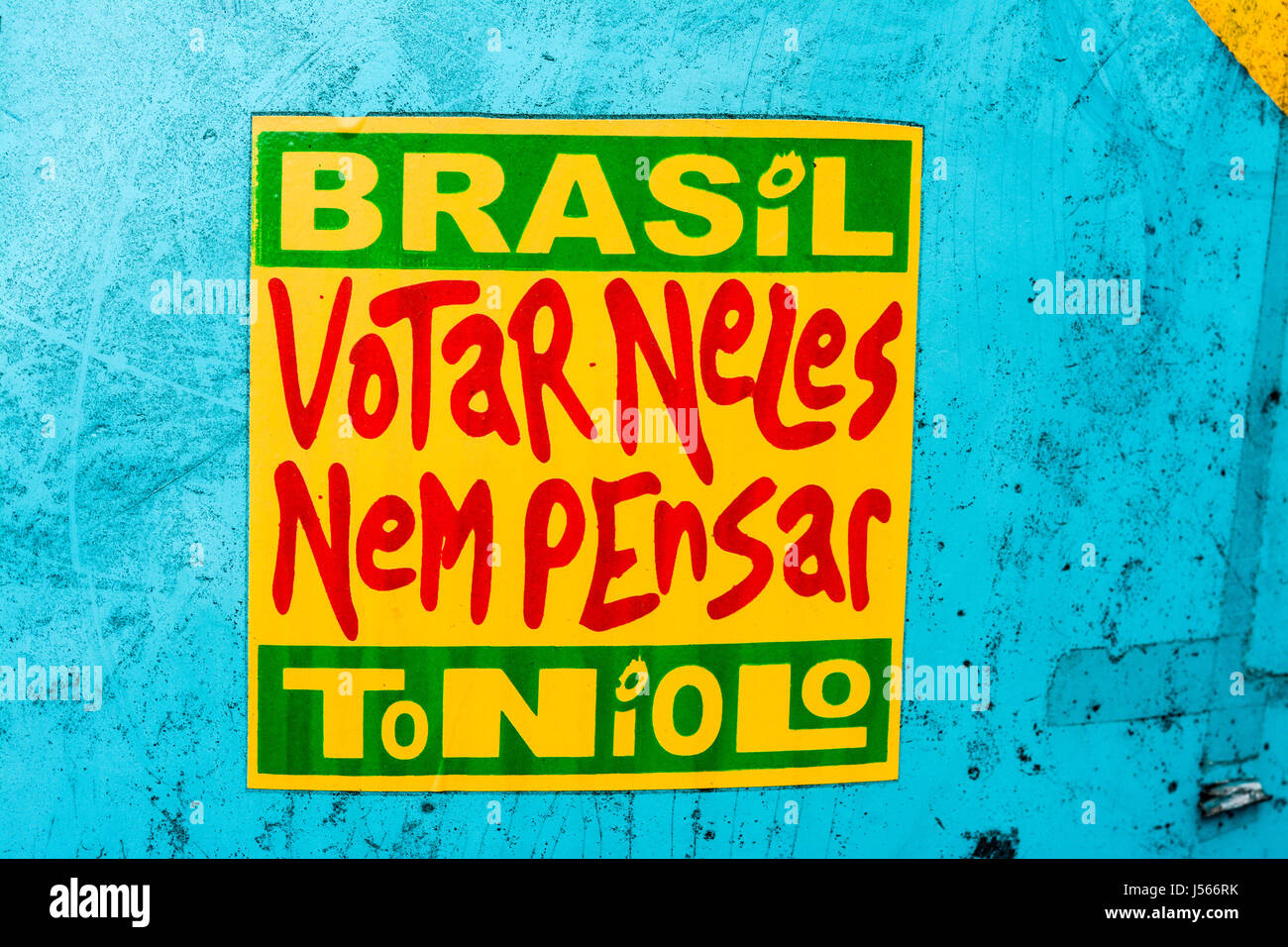 Porto Alegre, Brazil. 14th June, 2008. Project foresees increase of fines against vandalism in Porto Alegre, with a fine of up to R $ 391 thousand. Project prepared by the municipality of Poa also gives municipal agents administrative police power. Credit: Omar de Oliveira/FotoArena/Alamy Live News Stock Photo