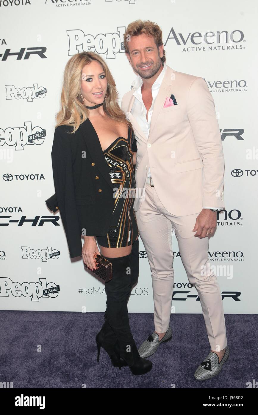 New York Ny Usa 16th May 17 Geraldine Bazan And Gabriel Soto At People En Espanol S 50 Most Beautiful Gala 17 At Espace On May 16 17 In New York City Credit