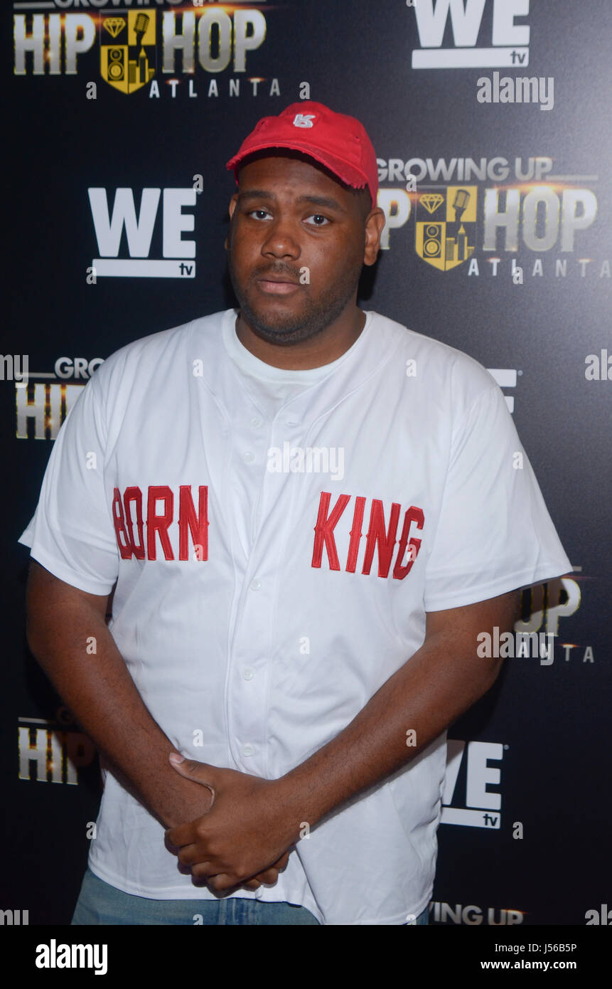 NEW YORK, NY - MAY 16: Brandon Barnes attends the WE tv's Growing Up Hip Hop Atlanta premiere screening event on May 16, 2017 in New York City. Credit: Raymond Hagans Stock Photo