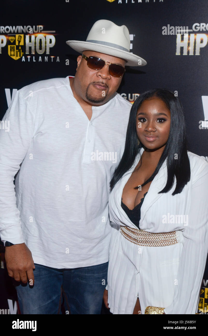 NEW YORK, NY - MAY 16: DJ Hurricane and Ayana Fite attend the WE tv's ...