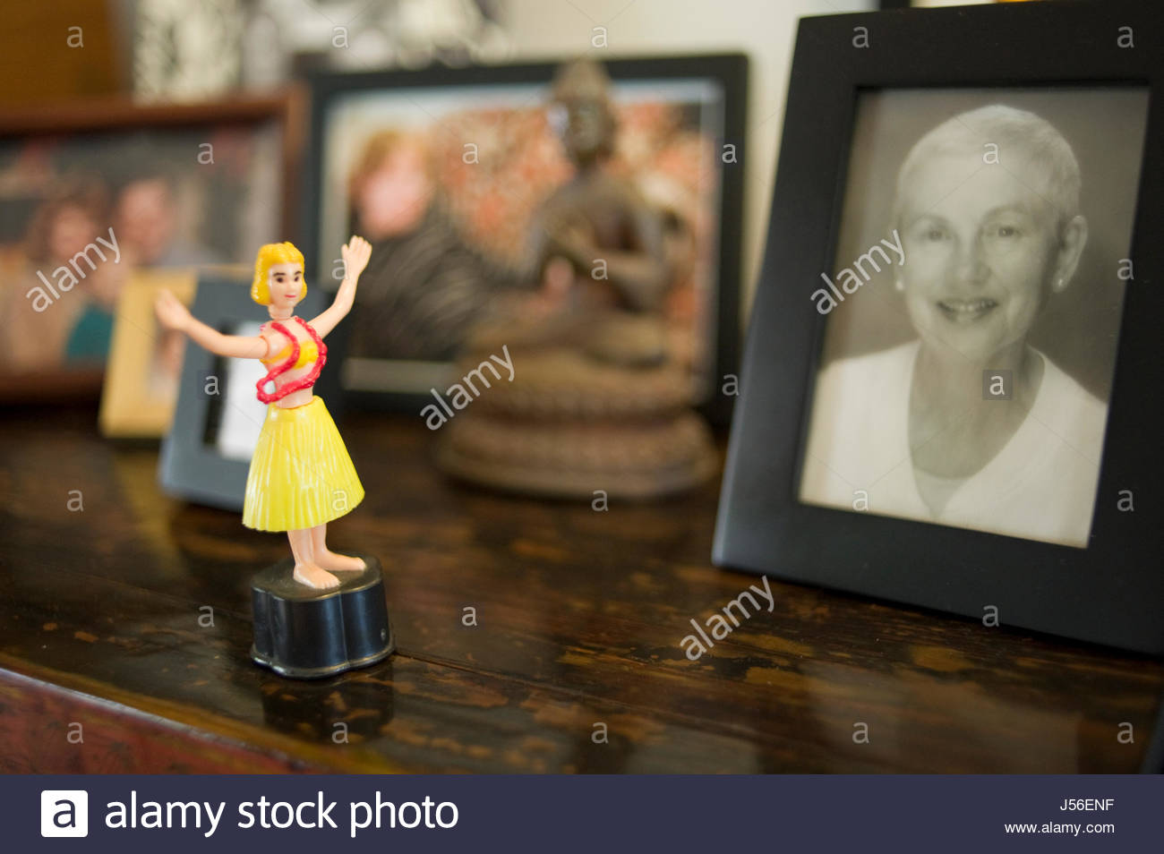blonde hula girl dashboard