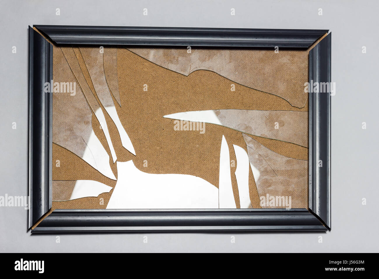 Broken picture frame glass hi-res stock photography and images - Alamy