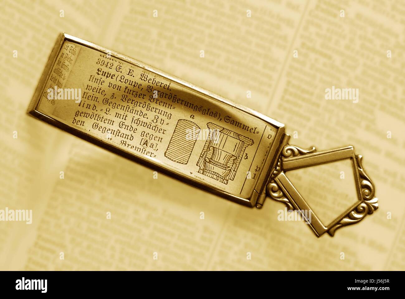 the magnifying glass Stock Photo Alamy