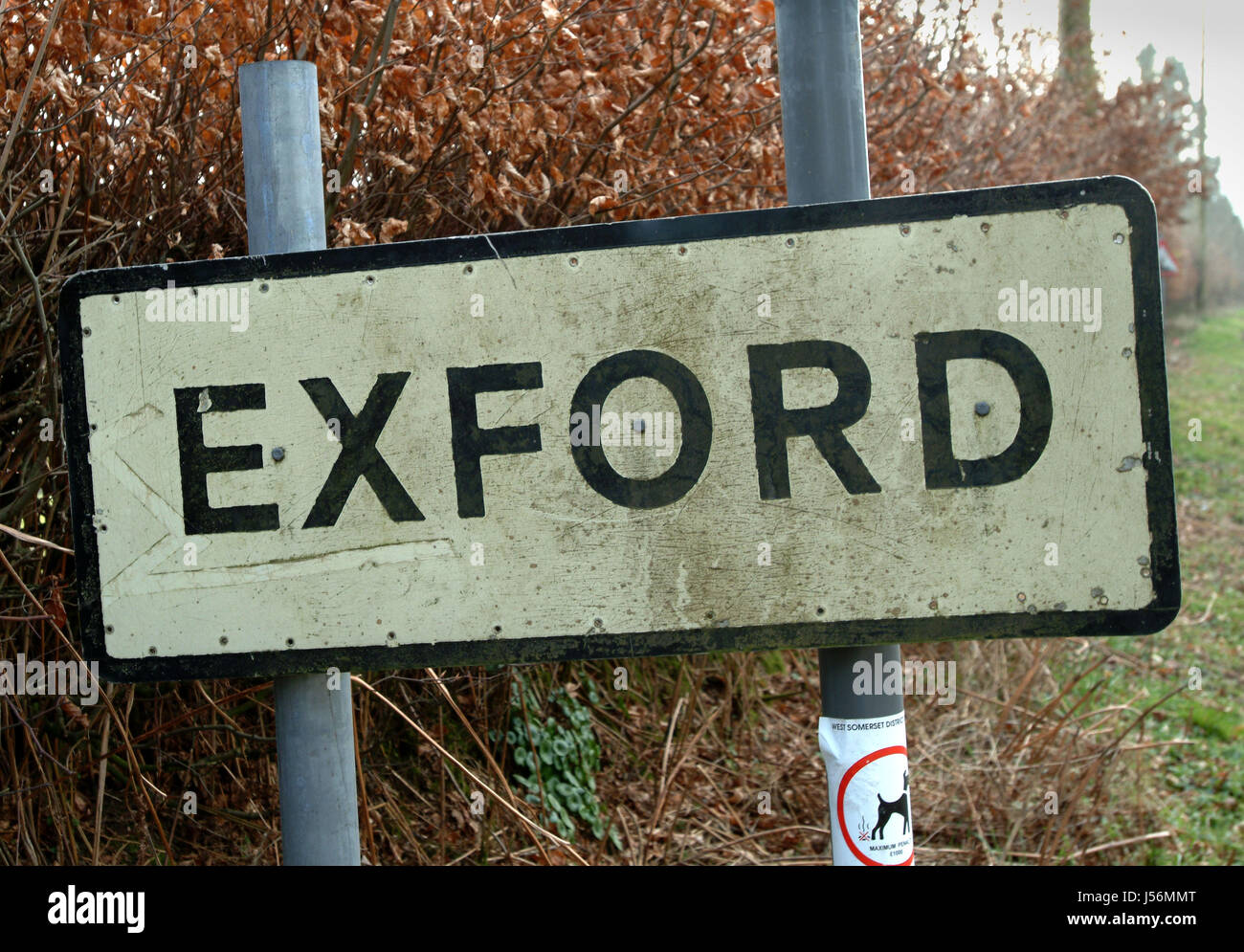 The Exmoor village of Exford, Somerset, UK Stock Photo
