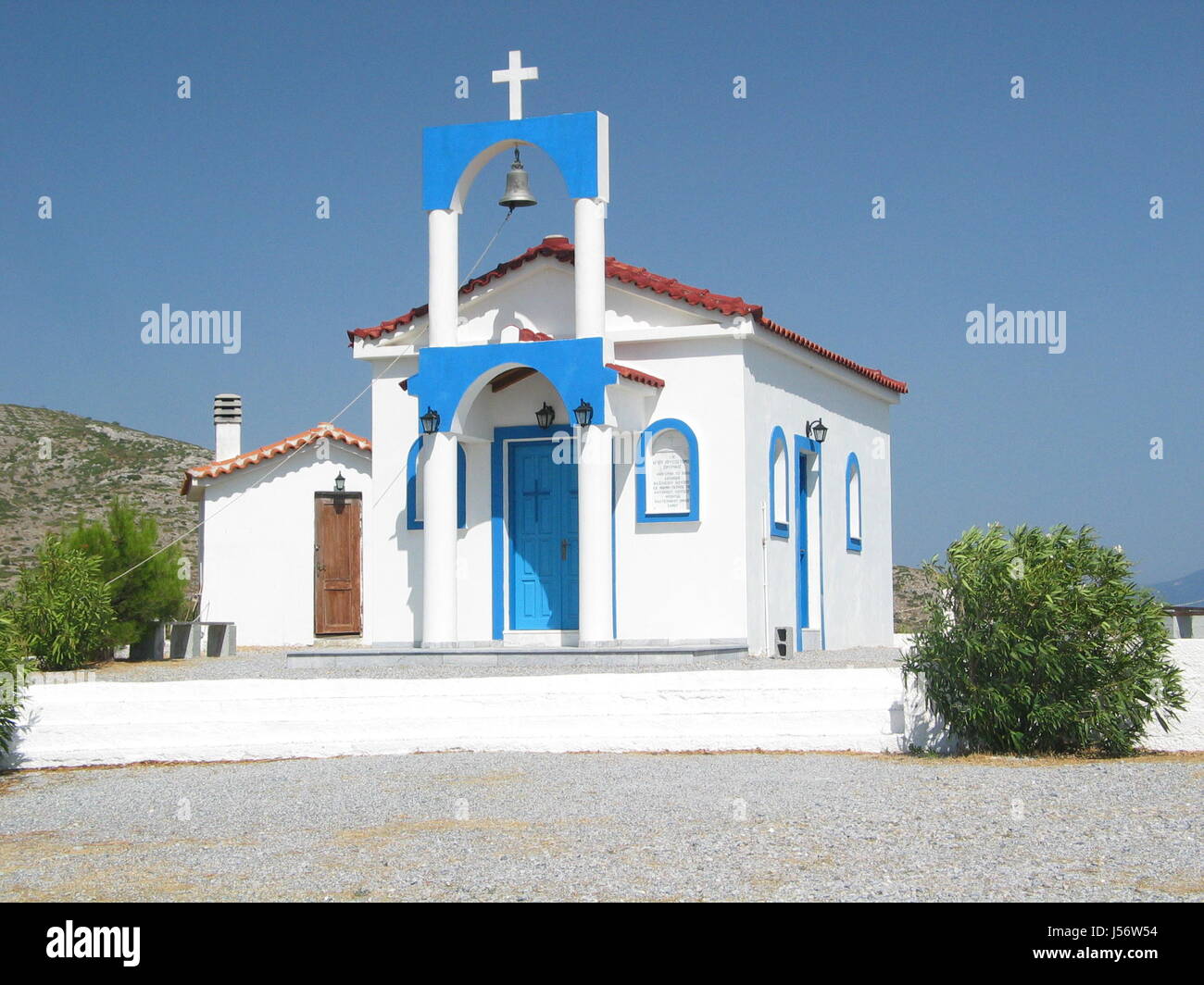 travel religion church holiday vacation holidays vacations greece europe places Stock Photo