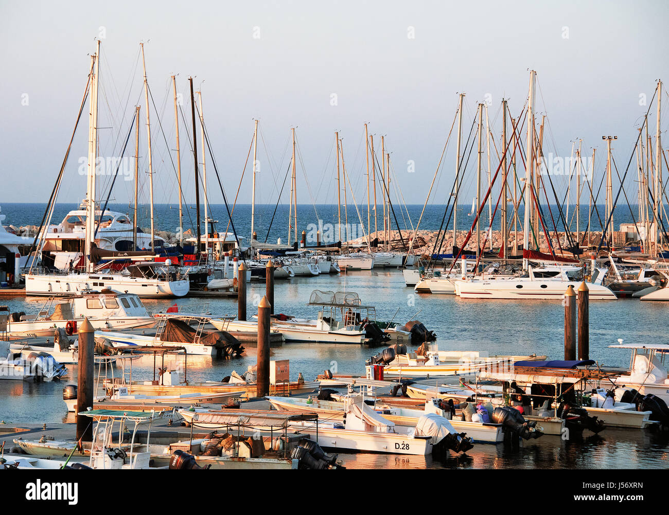Dubai Sailing Club Stock Photo Alamy