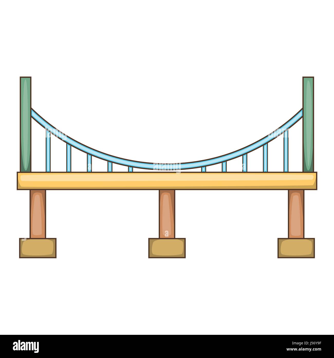 Big bridge icon, cartoon style Stock Vector Image & Art - Alamy