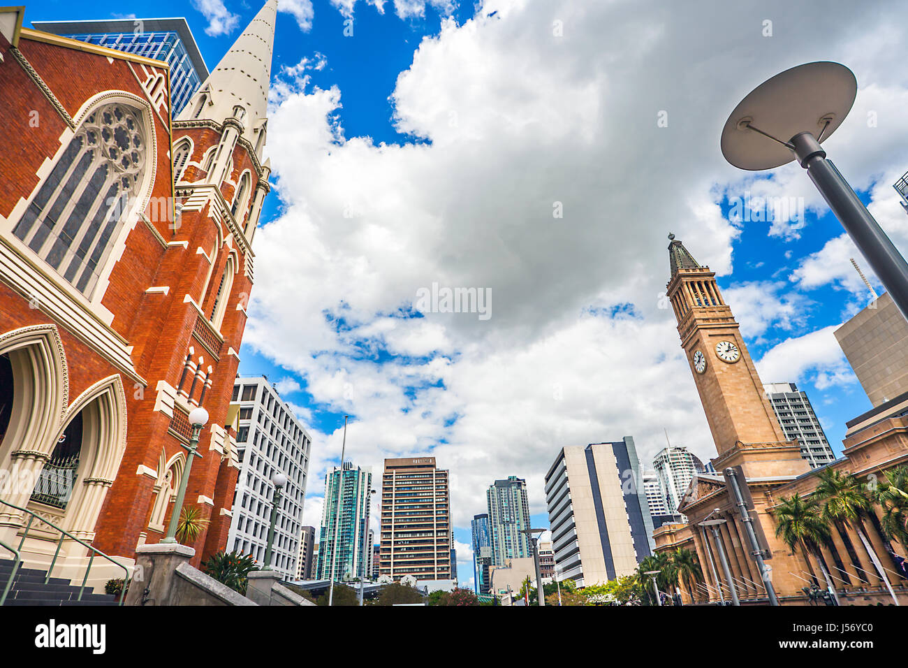 Albert Street Uniting Church Brisbane Queensland Australia Stock Photo
