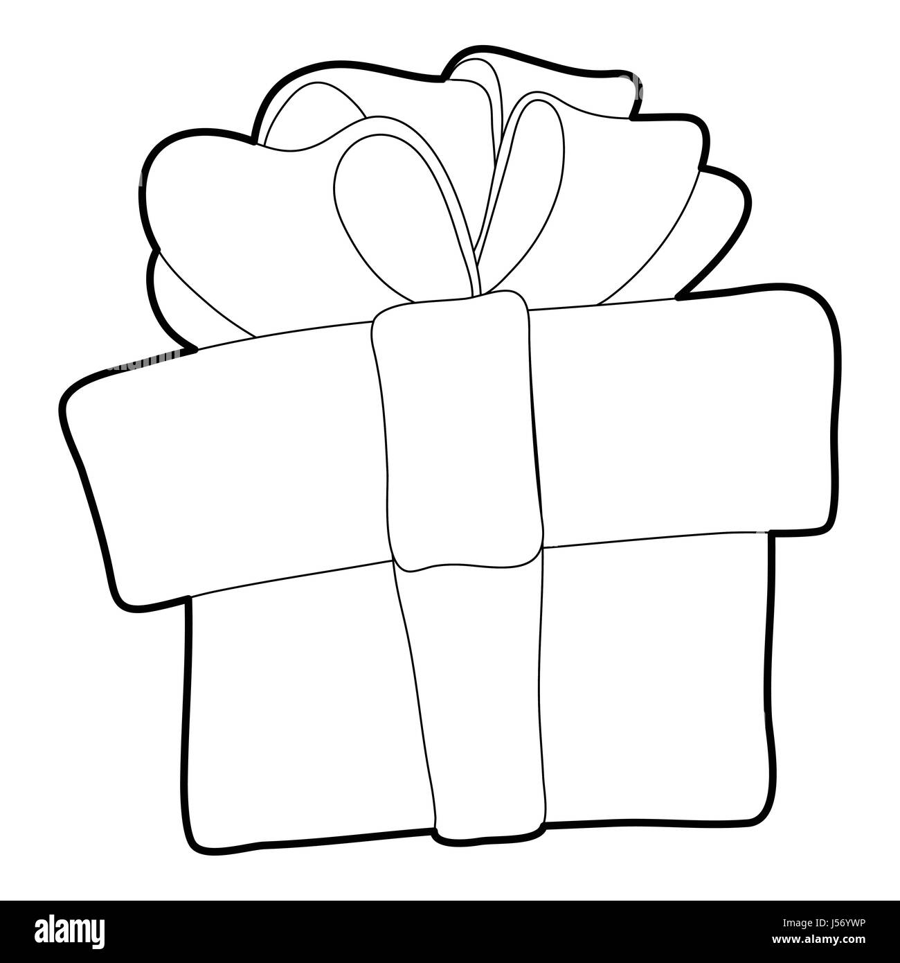 Gift box icon, isometric 3d style Stock Vector Image & Art - Alamy