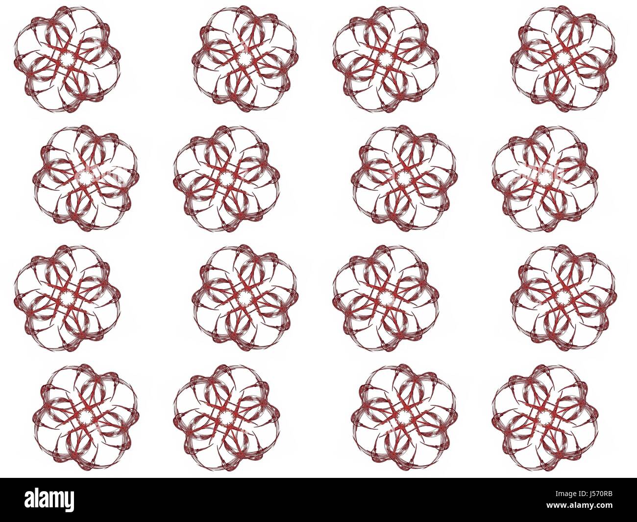 Texture with 3D rendering abstract fractal maroon pattern Stock Photo ...