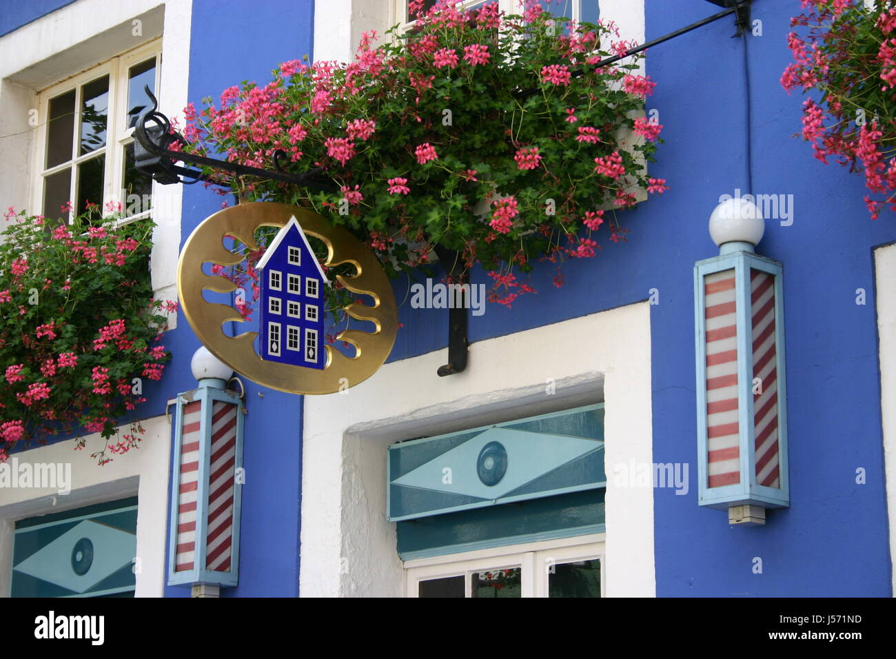 restaurant old town cathedral local westphalia blaues haus in mnster
