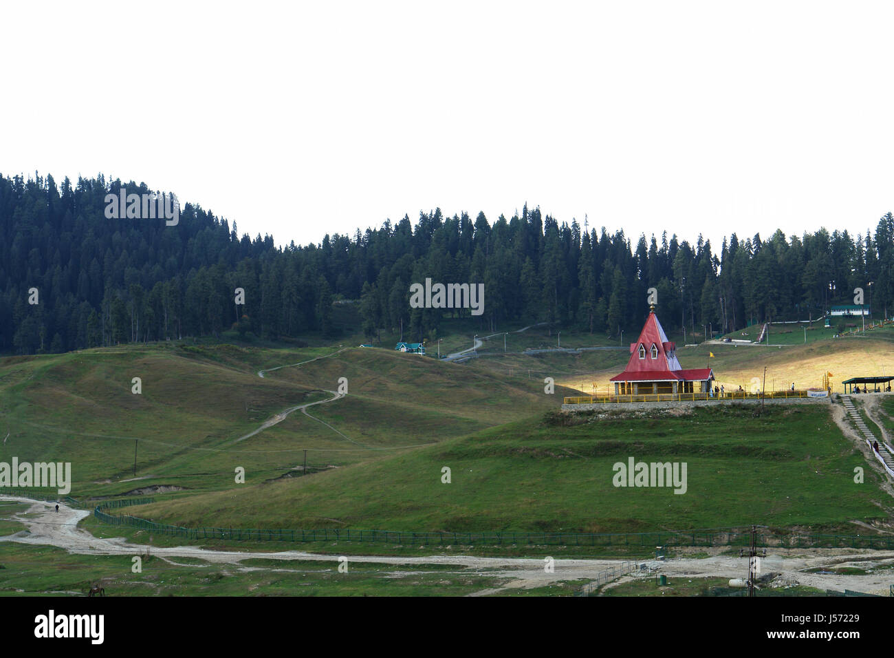 Gulmarg Kashmir in summer, Speatacular Kashmir. A Hill Station, Popular Tourist Destinations in Kashmir. (Copyright © Saji Maramon) Stock Photo