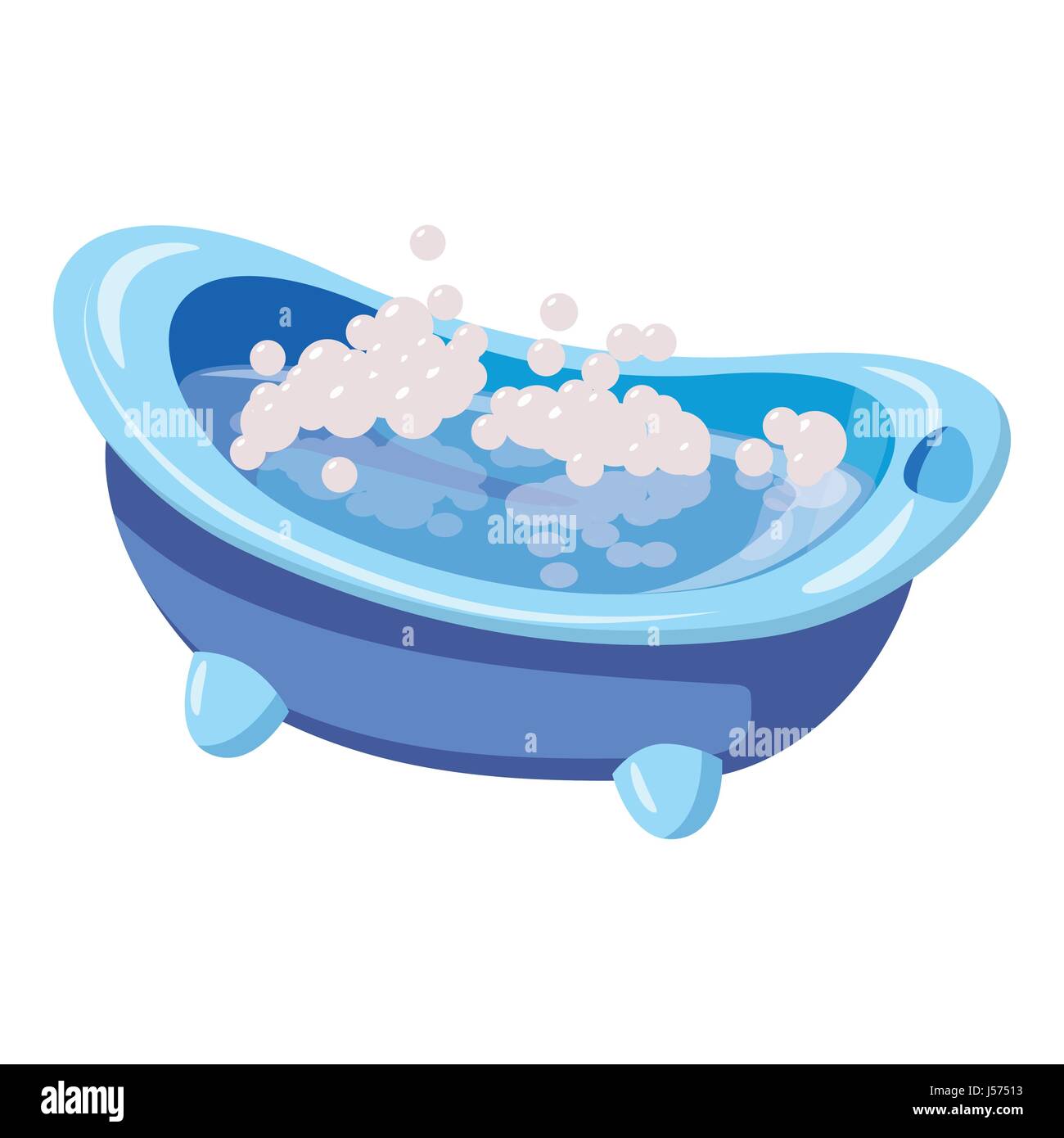 Bath for baby icon, cartoon style Stock Vector Image & Art Alamy